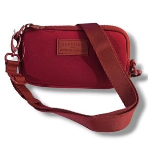 Sephora x Dagne Dover Bag Mara Phone Sling Crossbody Fanny Pack Burgundy NWOT